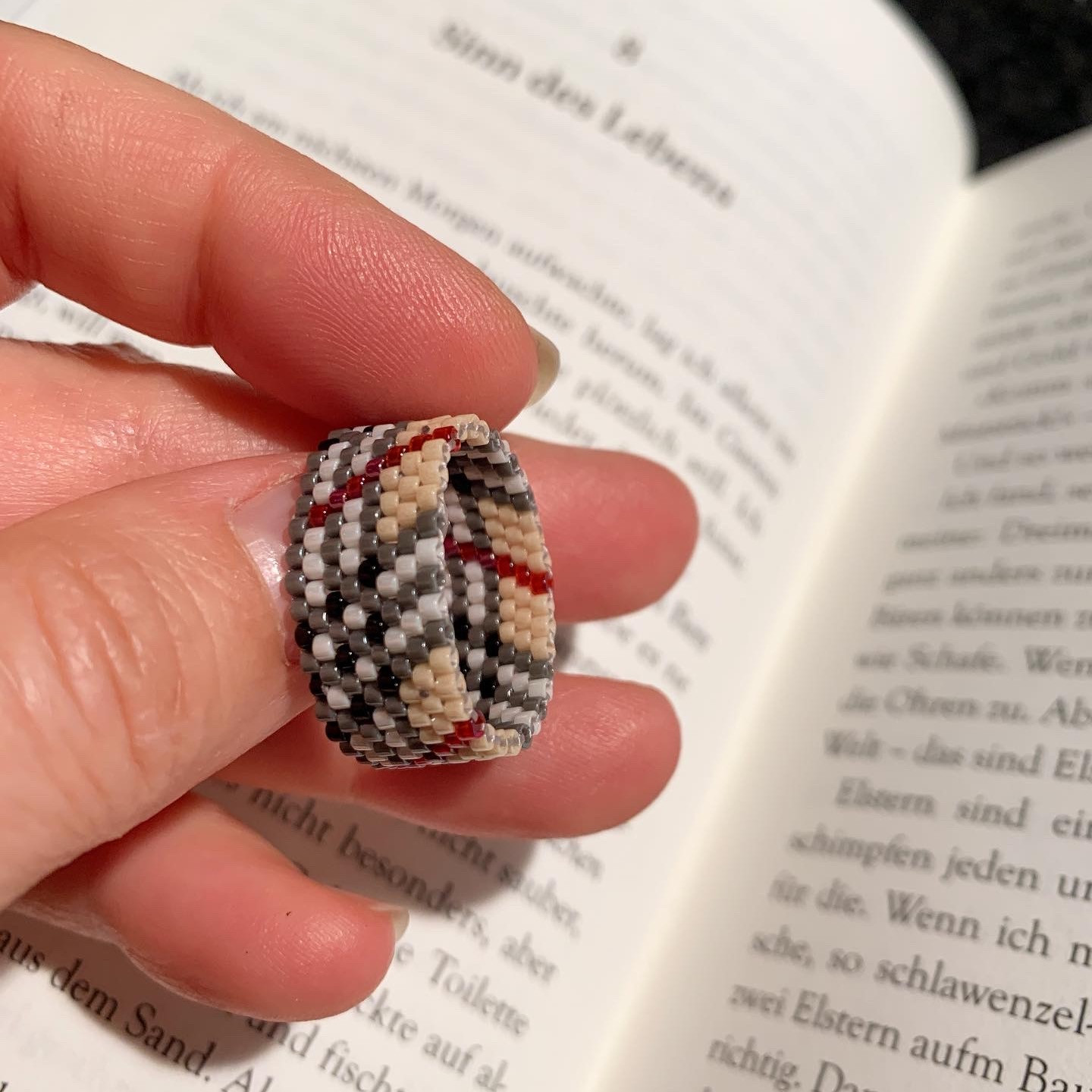 Ring, Miyuki-Perlen