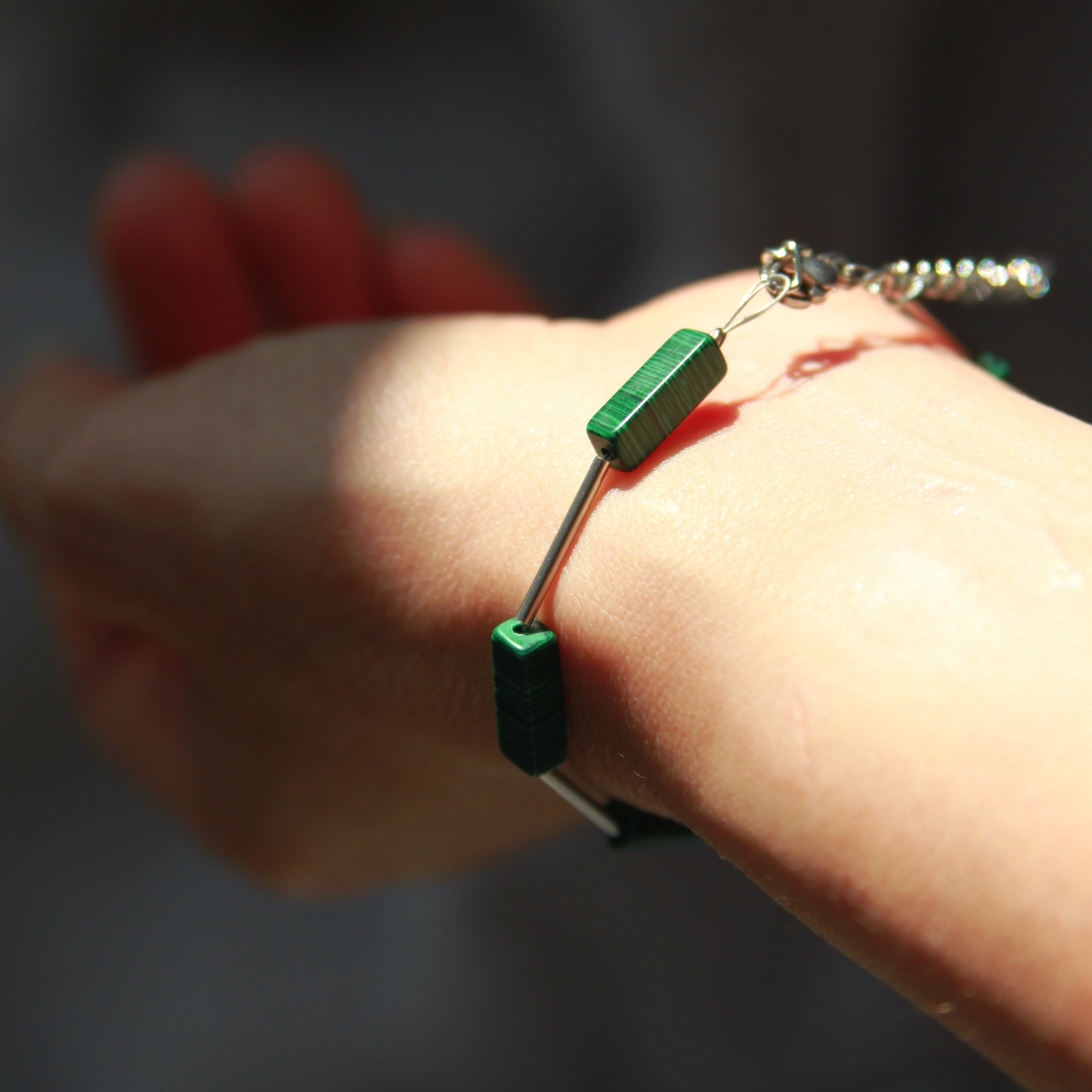 Armband mit Malachit